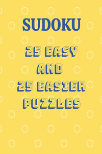 Sudoku 25 easy and 25 easier puzzles