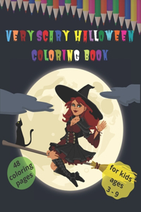 Very Scary Halloween Coloring Book