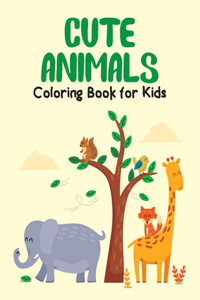 Cute Animals Coloring Book For Kids