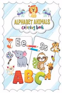 Alphabet Animals Coloring Book