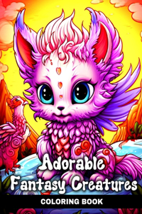 Adorable Fantasy Creatures Coloring Book