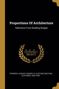 Proportions Of Architecture