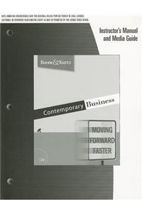 Contemporary Business, Instructor's Manual and Media Guide