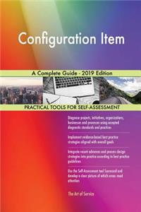 Configuration Item A Complete Guide - 2019 Edition