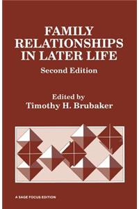 Family Relationships in Later Life