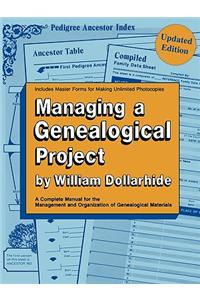 Managing a Genealogical Project