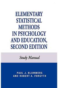 Elementary Statistical Methods in Psychology