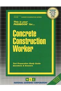 Concrete Construction Worker