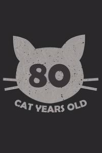 80 Cat Years Old