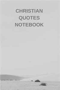 Christian Quotes Notebook