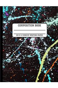 Composition Book Cursive Writing Paper