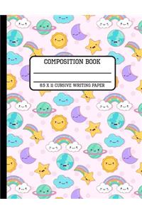 Composition Book Cursive Writing Paper