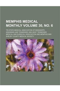 Memphis Medical Monthly Volume 30, No. 6