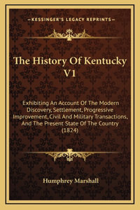 History of Kentucky V1