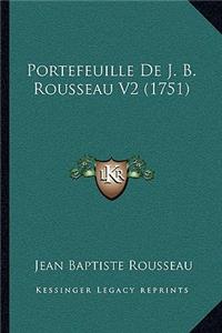 Portefeuille de J. B. Rousseau V2 (1751)