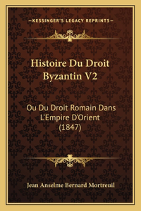 Histoire Du Droit Byzantin V2