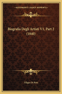 Biografia Degli Artisti V1, Part 2 (1840)