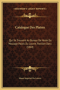 Catalogue Des Platres