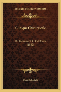 Clinique Chirurgicale