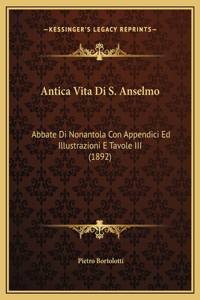 Antica Vita Di S. Anselmo