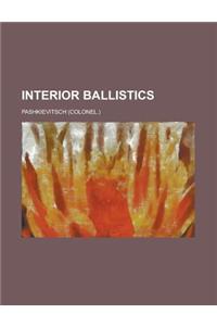 Interior Ballistics