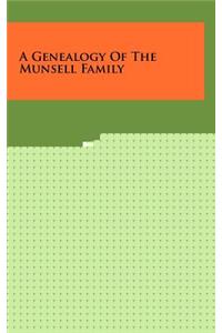 Genealogy of the Munsell Family