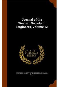 Journal of the Western Society of Engineers, Volume 12