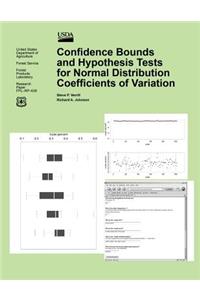 Confidence Bounds and Hypothesis Tests for Normal Distribution of Variation