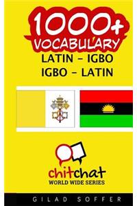 1000+ Latin - Igbo Igbo - Latin Vocabulary