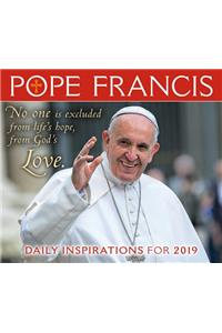 2019 Pope Francis Daily Inspirations Boxed Daily Calendar: By Sellers Publishing