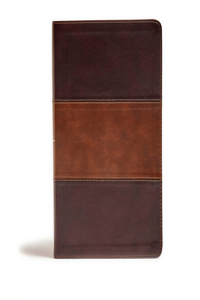 KJV Giant Print Reference Bible, Classic Mahogany Leathertouch