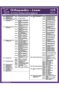 ICD-10 Mappings 2013 Express Ref Coding Card Orthopaedics - Lower