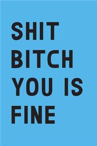 Shit bitch you is fine