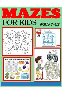 Mazes for Kids Ages 7-12