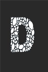The Letter D from Leafs for nature lovers Journal