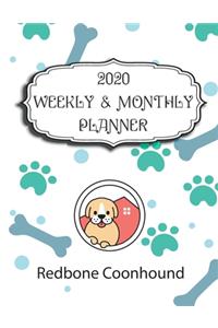 2020 Redbone Coonhound Planner