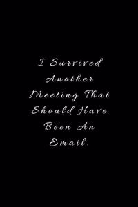 I Survived Another Meeting That Should Have Been An Email