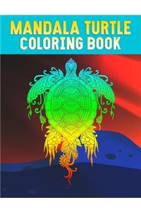 Mandala turtle coloring book