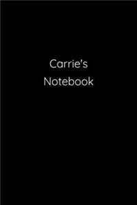 Carrie's Notebook