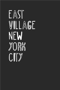East Village NYC Quirky Cover Notebook 120 Pages Lined