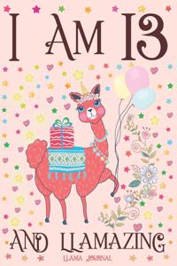 Llama Journal I am 13 and Llamazing