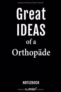 Notizbuch für Orthopäden / Orthopäde / Orthopädin