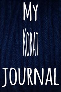 My Korat Journal