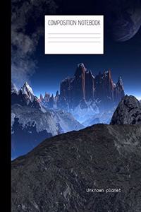 unknown planet Composition Notebook