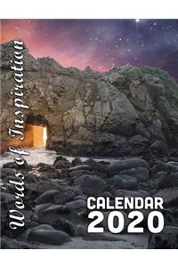 Words of Inspiration Calendar 2020