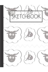 Counting Sheep pattern Sketchbook