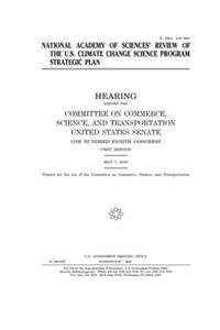 National Academy of Sciences' review of the U.S. Climate Change Science Program