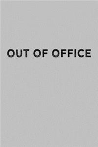 Out of Office Travel Meme Notebook