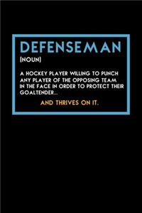 Ice Hockey Defenseman
