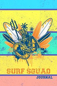 Surf Squad Journal Dot Grid Style Notebook